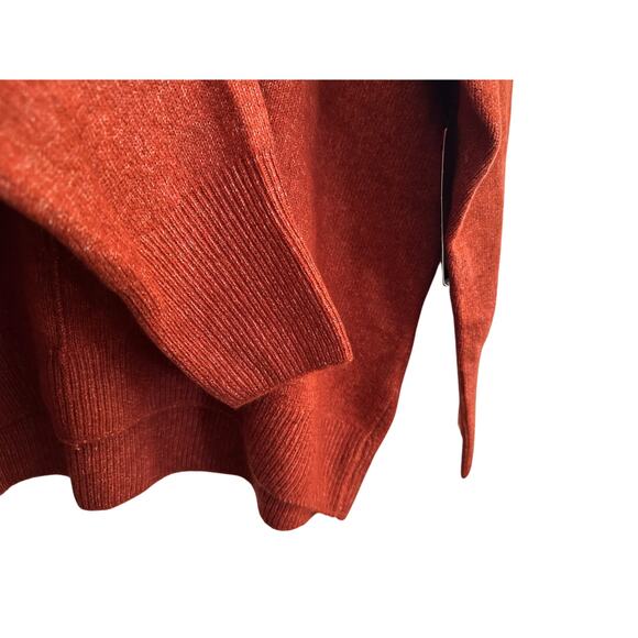 Vince Camuto Soft Women’s L Rust Blend Crew Neck Sweater - Picture 2 of 9